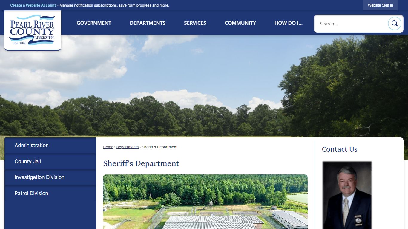 Sheriff's Department | Pearl River County, MS